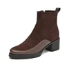 AIYUQI Chunky Heel Ankle Boots