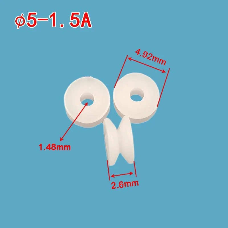POM Plastic Pulley Diameter 5mm Hole 1.5mm 5-1.5A DIY Toy Model Accessories timing belt pulley,fixed pulley,timing pulley,belt pulley,lifting rope pulley