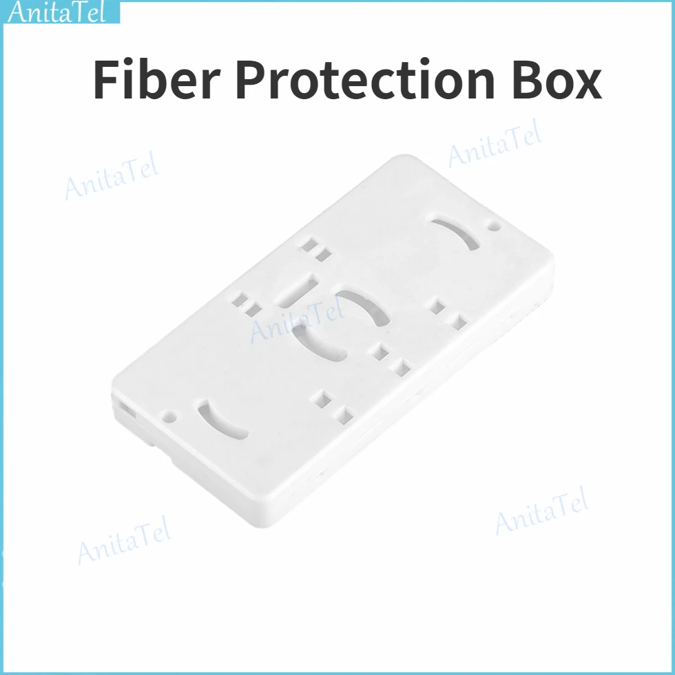 Optical Drop Cable Protection Box Fiber Optic Protection Box Heat Shrink Tubing To Protect Fiber Splice Tray 2 Into 2 Out 10pcs fiber optic protection box