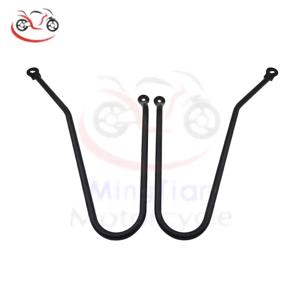 Supporto Borse Laterali In Ferro Per Triumph Bonneville T100 T120 2016-2023 – Nero Opaco, Set Sinistro E Destro