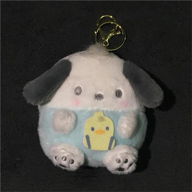 Sanrio Coin Purse Hello Kitty Melody Plush Toys Children Cute Kuromi Cinnamoroll Wallet Girls Cartoon Pochacco Plush Bag Gifts