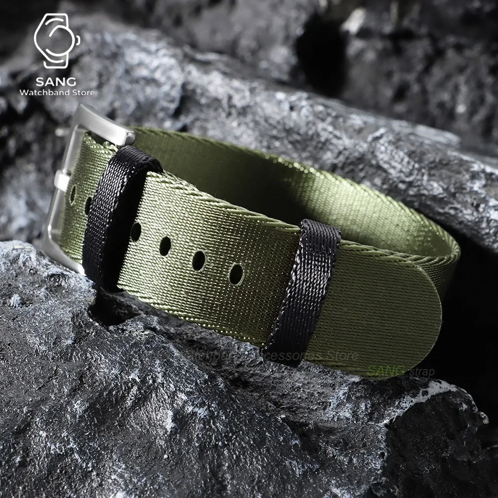 Universal Military Nylon Watchband Strap – Canvas Woven Fabric Bracelet