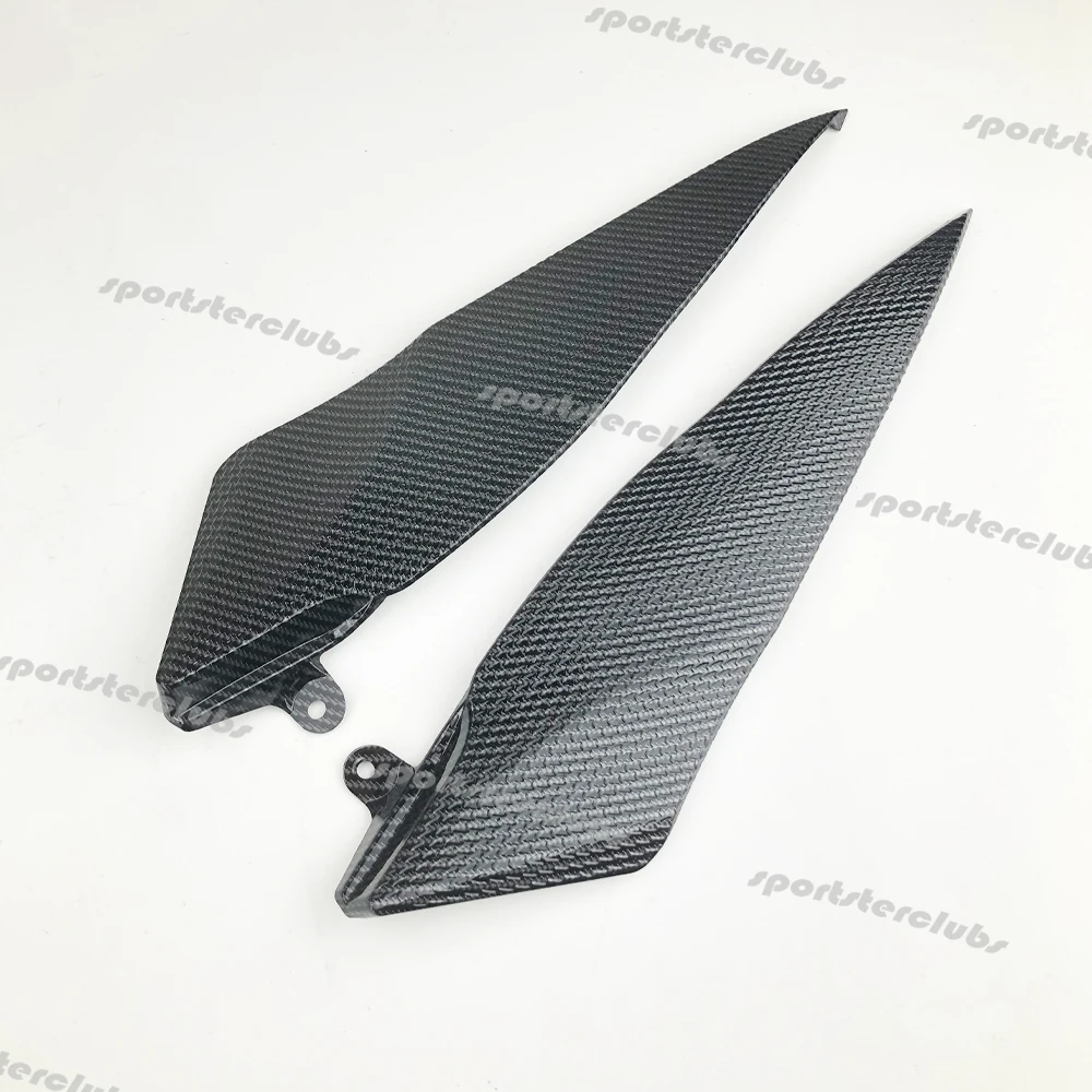 Motorcycl Carbon Fiber Look Gas Fuel Tank Side Trim Cover Panel Fairing Cowling For Yamaha YZF-R1 YZFR1 YZF R1 YZF1000 2007-2008