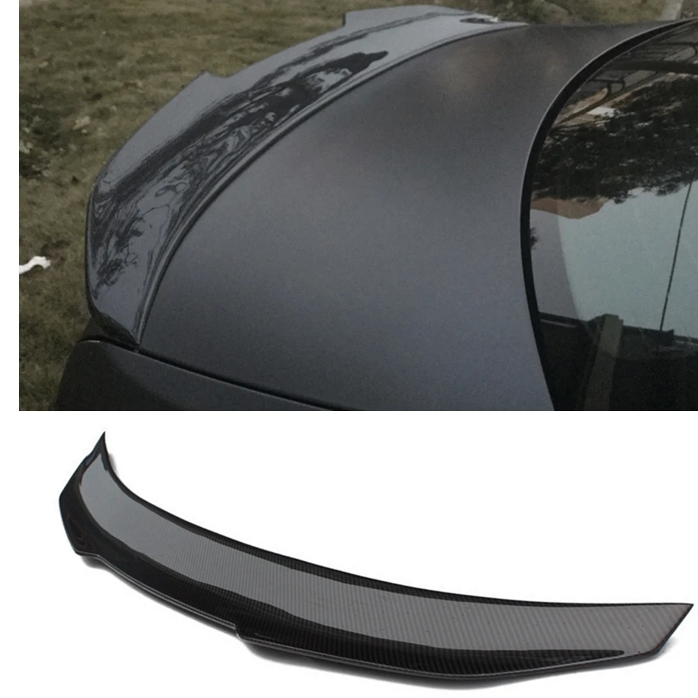 

For BMW 1 Series F52 Sedan 2016-2019 PSM Style Rear Spoiler Wing Real Carbon Fiber Tailgate Trim Car Trunk Lid Flap Splitter Lip