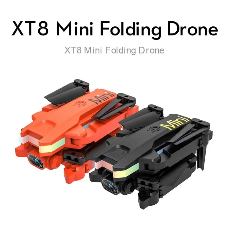 XT8 Mini Dron 4K profesional, cámara HD, WIFI, FPV, presión de aire, altitud fija, cuadricóptero plegable, helicóptero RC, juguetes, nuevo 4