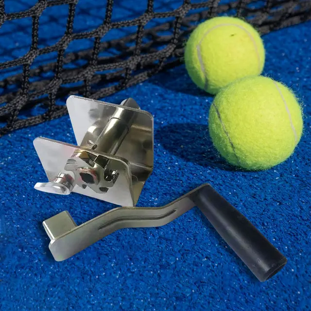 Training Equipment Volleyball Net Setter Hand Crank Tensioner Volleyball Net Tensioner for Volleyball Badminton Nets 2