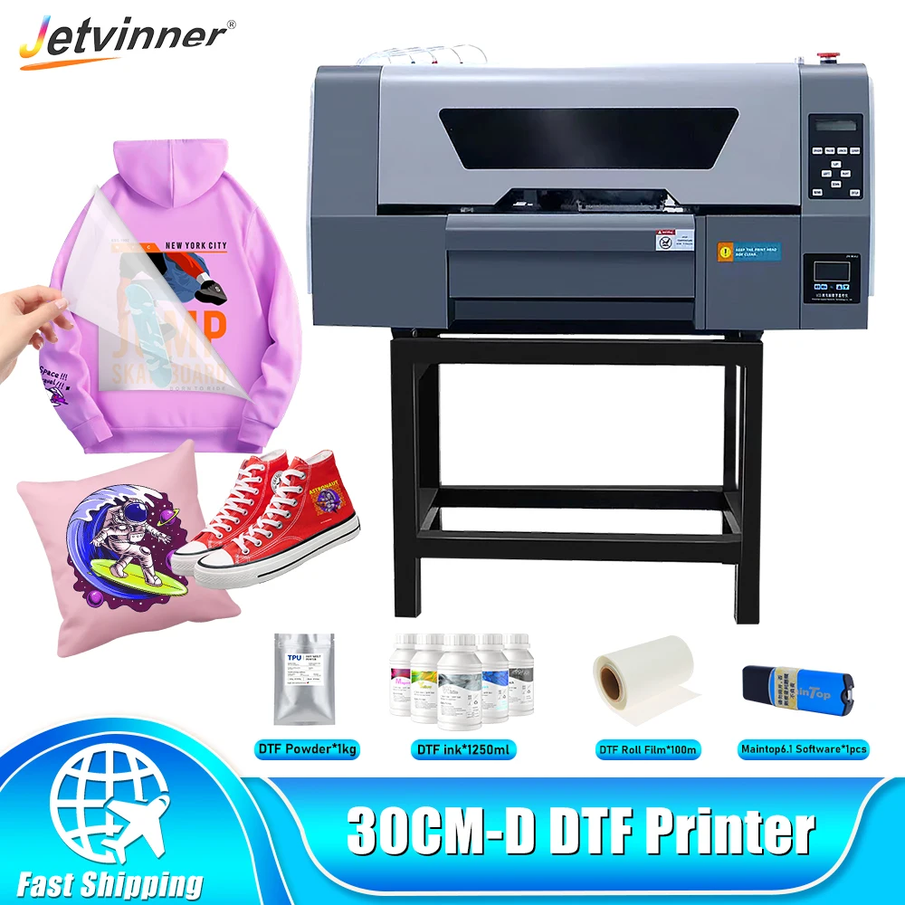 

A3+ DTF Printer Dual XP600 Print Head Direct to Film Transfer Printer T shirt Ptinting Machine For all Textiles A3 impresora dtf