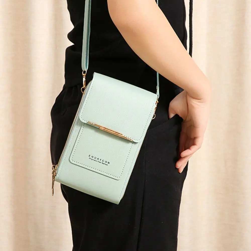 RFID Anti-Diebstahl-Ledertasche, Touchscreen, Handy-Geldbörse, Umhängetaschen, Damen, Reisen, Smartphone, Handtasche – Detail 12