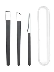3 - Piece Leathercraft Precision Knife Set for Crafting and Detailing (1 Set)