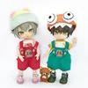 Ob11 Doll Monster Clothes Hat Overalls Dolls Short-Sleeved T-Shirt Doll Dinosaur Suit Accessories For Obitsu11, Ymy, Pd9 1/12bjd 1