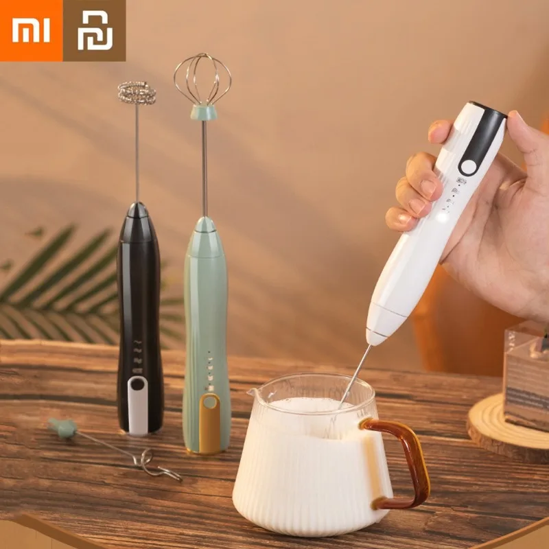 Xiaomi Youpin Portatile Ricaricabile Elettrico Montalatte Schiuma Maker Wireless Palmare Foamer Drink Mixer Coffee Frothing Wand