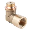 90 Degree Oxygen Sensor Adapter Brass Elbow Fitting M18*1.5 4