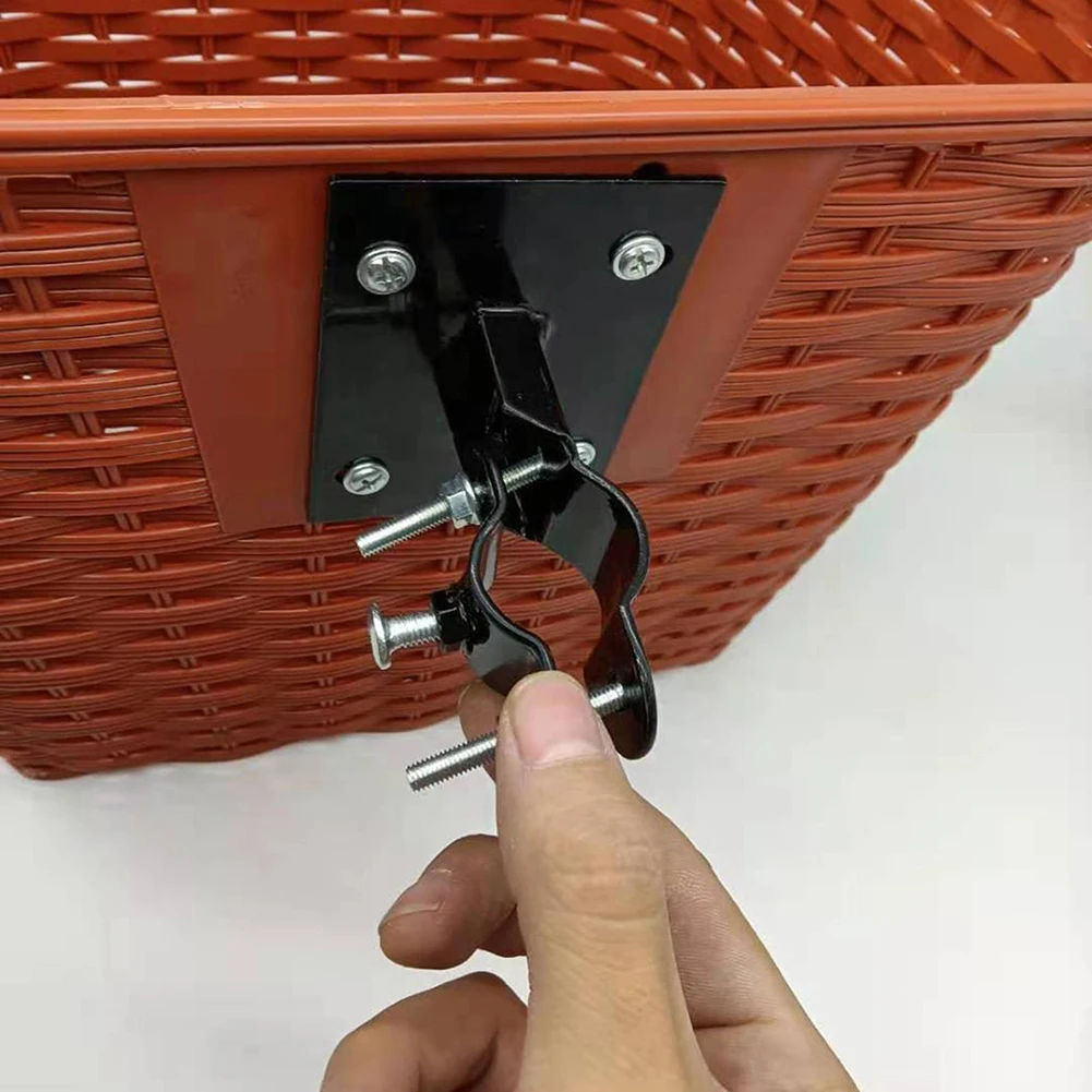 Support de fixation pour panier de vélo, 1 pièce, support de fixation pour scooter, accessoire pour vélo électrique, pièces de cyclisme
