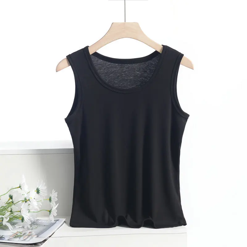 Tshirt - Maglietta da donna basic, top solido, scollo a V, a