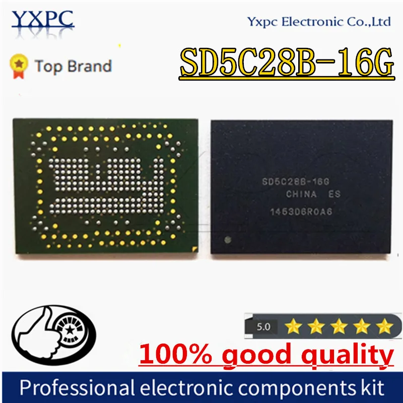 Sd5C28B-16G Sd5C28B 16G 16G Bga186 Emcp 16Gb Di Memoria Flash Ic Chipset Con Palline