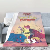 Sofa Blankets for Winter Warm D-Adventures Time Knee Bed Fleece Custom Fluffy Soft Blankets King Size Microfiber Bedding 2
