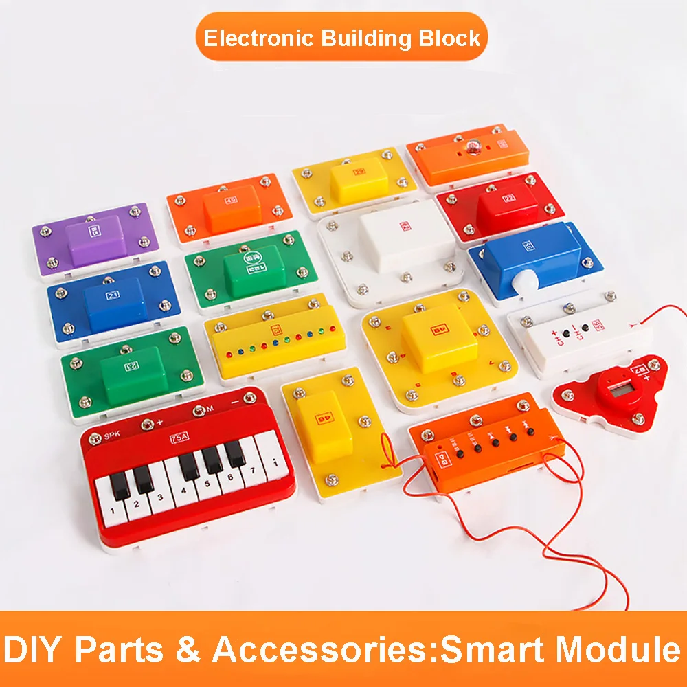 Electronic-Building-Blocks-Science-Kits-For-Kids-Integrated-Circuit ...
