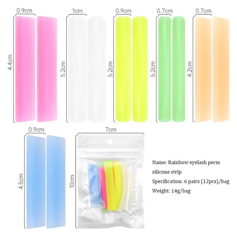 아이 블랙 컬 패드 아이 블랙 익스텐션 메이크업 도구, 재사용 가능한 익스텐션 용품, 아이 블랙 실리콘 새로운 패턴, 6 쌍/백