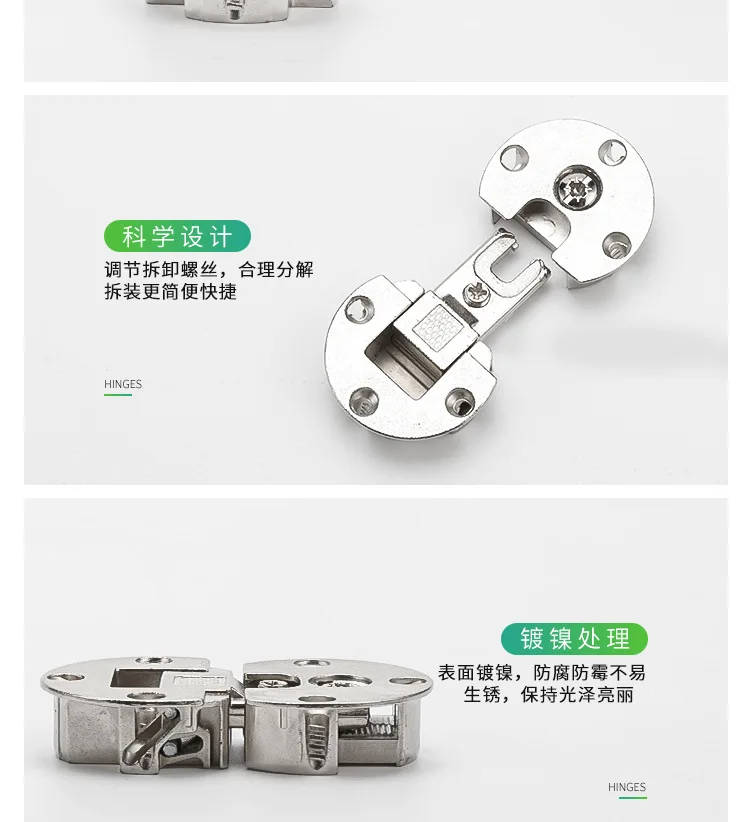 dobradiça escondida de dobramento de 180 graus,