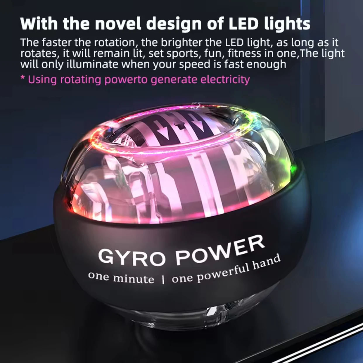 Wrist Power Ball Gyro Ball Trainer Hand Muscle Relax