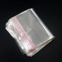 100Pcs 5Wires Clear Self Adhesive Bag Resealable Waterproof Gift Food Candy Pacakging OPP Plastic Bag Cellophane Storage 2