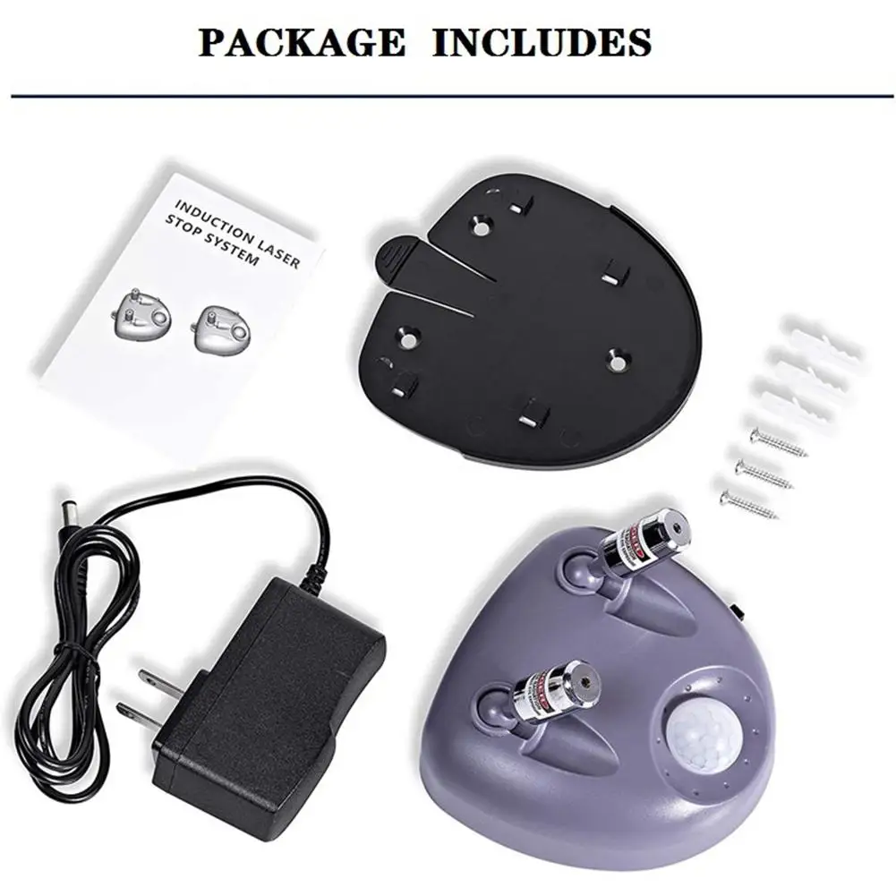 Garage Assist Parking Guide 360-degree Adjustable Induction Light Beams Type Parking Aid Double Head Guide For Car Suv