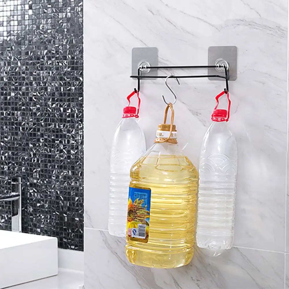 Shelf Holder Wall Strong Non-marking Glue Free Punch Magic Stickers Buckle Kichen Bathroom Home Supplies