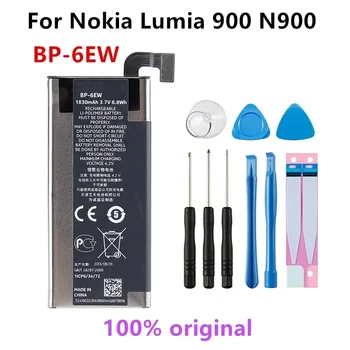 Original BP-6EW 1830mAh Replacement Battery For NOKIA Lumia 900 N900 Lumia900 BP6EW Li-Polymer Batteries +Tools