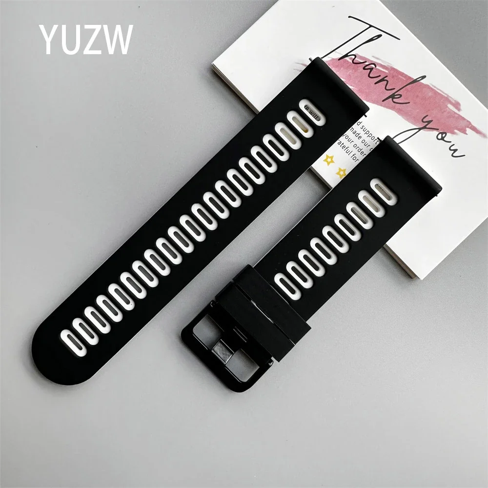 Sports Silicone Wrist Strap - 20mm/22mm Adjustable Watchband Bracelet