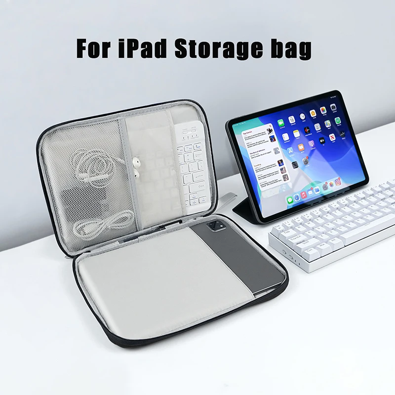

Чехол для IPad, сумки, сумка для хранения планшета, портативный мягкий чехол из искусственной кожи для планшета для IPad 7,9 10,9 12,9 дюймов, износостойкий
