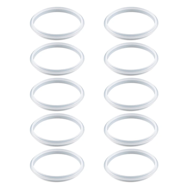 Y4QE Diy Crystal Epoxy Resin Sealed Bottle Storage Box Silicone Mold with Lid Wooden Cover Sealing Ring for DIY Crafts