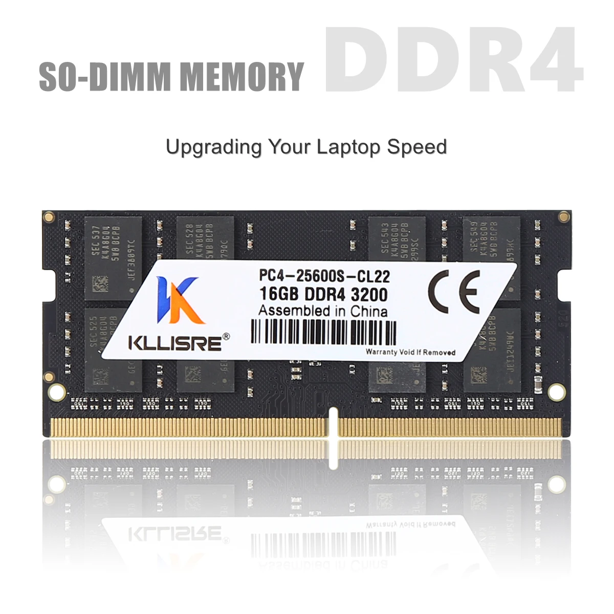 KLLISRE 16GB×2枚　DDR4 3200MHz メモリー ラップトップ用Kllisre-ddr4 RAMメモリ、16GB、2666mhz、3200mhz