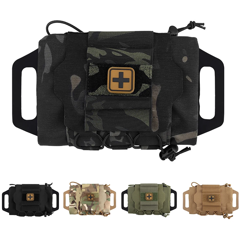 

Тактическая Военная Сумка MOLLE, комплект первой помощи для быстрого развертывания, уличная охотничья Аварийная сумка для выживания, медицинский набор для кемпинга