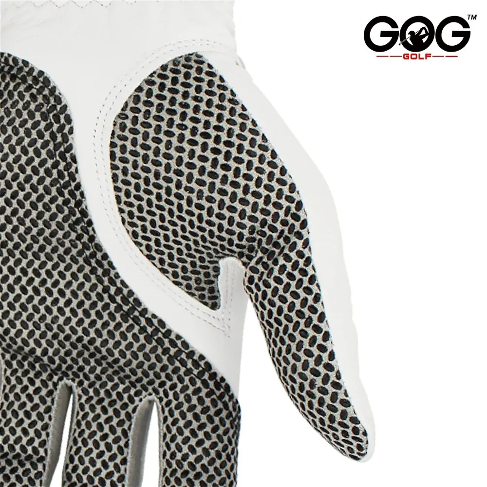 Pack 1 Pc Golf Gloves Men's Left/Right Hand Soft Breathable Pure Sheepskin With Anti-slip Granules Golf Gloves Golf Men 5