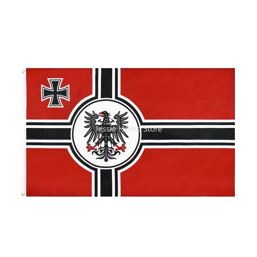 90X150Cm Impero Tedesco Dk Empire Dal 1903 Al 1918 Iron Cross First World War Germany Army Flag
