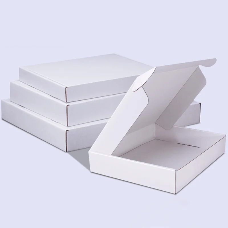 15Pcs White 3-Layer Cardboard Gift Box Surprise Lucky Express Box Custom Wholesale Folded Present Packaging Box for Pajamas/Wigs 3 S29698e6d3deb4e0688819c2e58774d7ba
