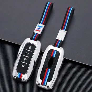 Custodia per chiave auto in Silicone in lega di zinco gradi protezione completa per Ford EQUATOR 2021 portachiavi accessori per portachiavi protezione per chiave - Custodia per chiave auto in Silicone in lega di zinco gradi protezione completa per Ford