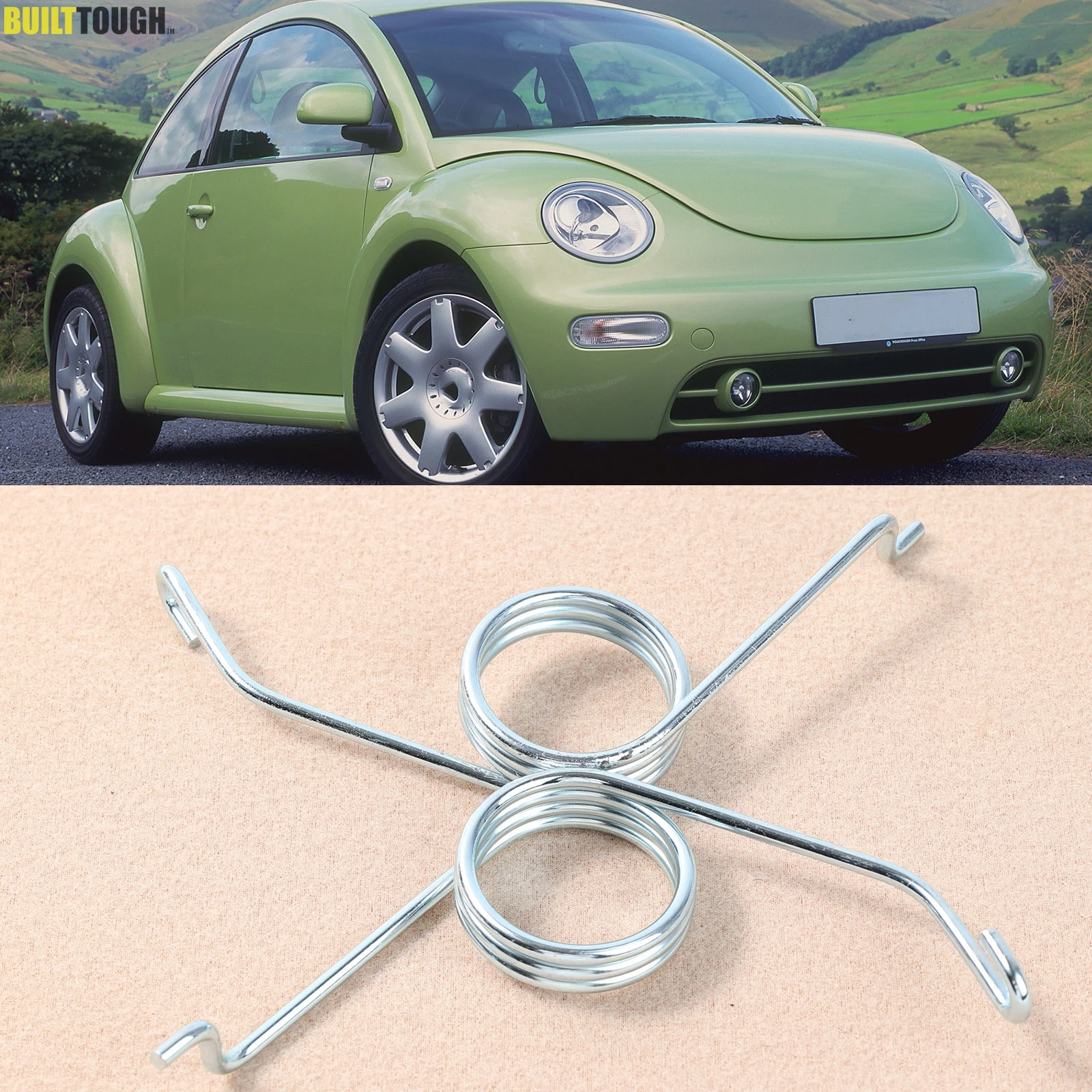 

Rear Brake Caliper Return Springs For VW Beatle Bora Golf Sharan Transporter Replacement Silver Metal 7H0615296 7H0615295A