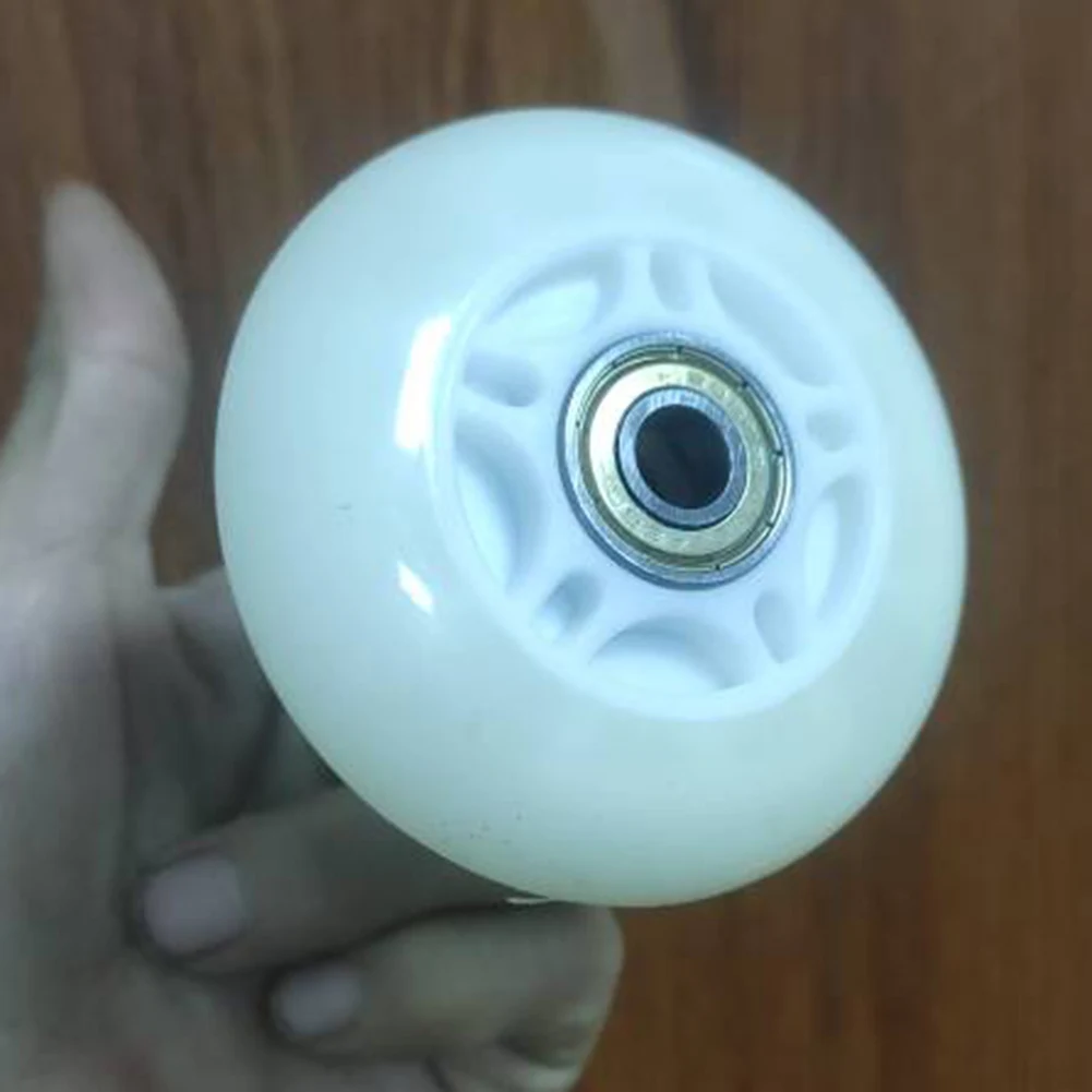 

Brand New Inline Skate Wheels Bearings 64/70/72mm Accessories Outdoor Sports Polyurethane PU Sporting Goods White