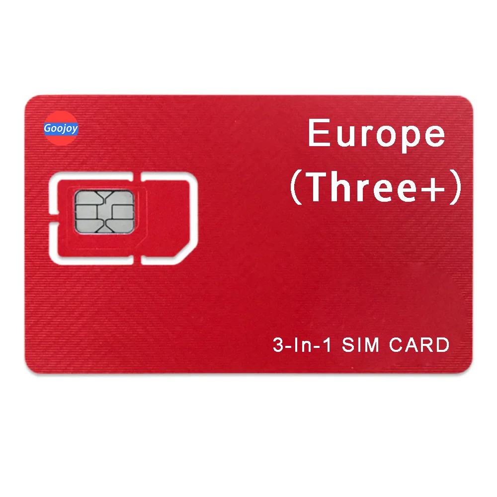 Drie Europa Simkaart, Prepaid Simkaart Europa, Sim Onbeperkt Data, Gratis