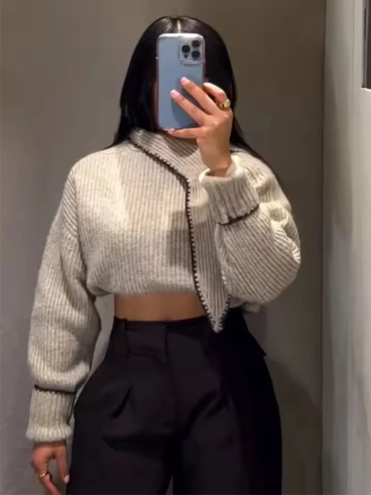 Women's Knitted Pullover Women Fashion Long Sleeve Bow Sweater 2025 New Casual Loose Streetwear Knitwear Tops ﻿ ﻿