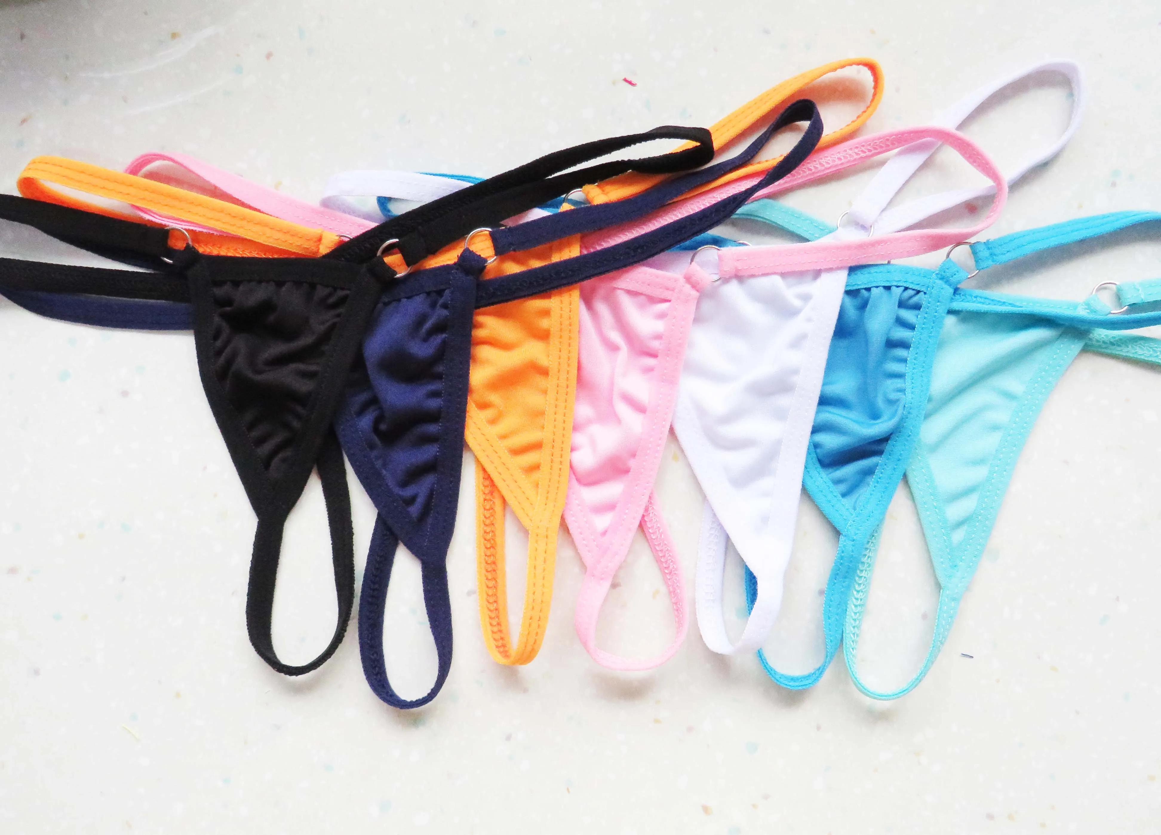 Women's sexy underwear mini Thong low waist T pants stretch swimsuit swimming pants Women's Panties