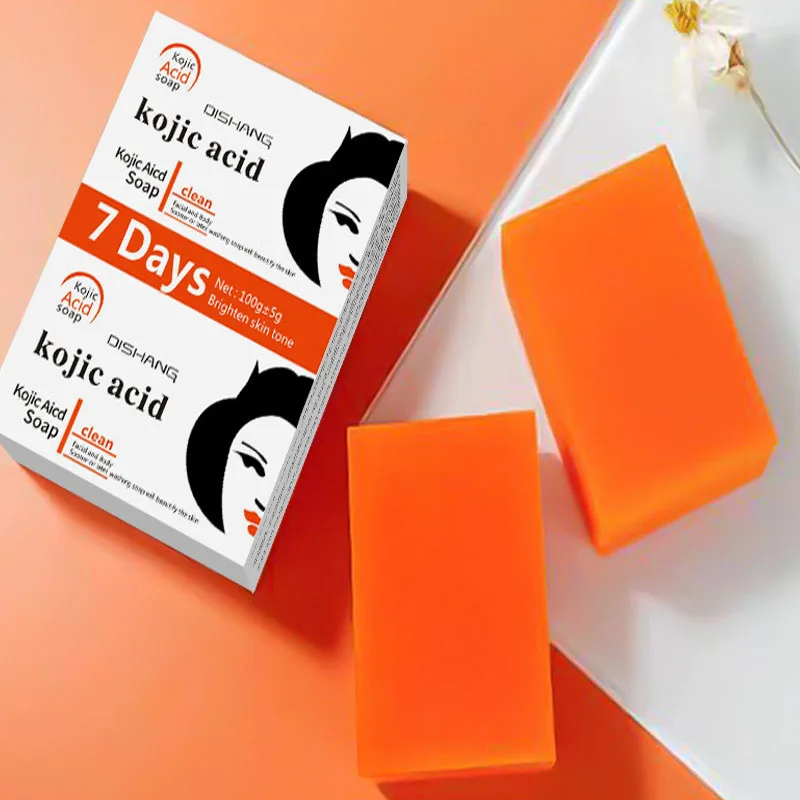 Handmade Whitening Soap Skin Care Deep Cleaning Moisturizing Cleansing Essential Temperate Soap Brighten Skin Kojic Acid Soap 6