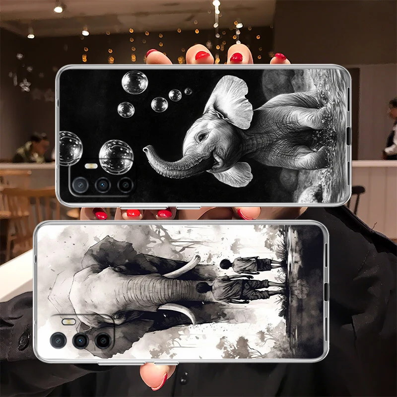 Luxurious Elephant Design Phone Case - QT3 Series