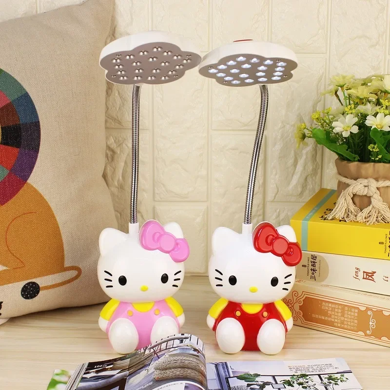 

New Sanrio Kawaii HelloKitty Anime Cartoon Table Lamp Night Light Bedrooms Accessories Student Children Young Girl Birthday Gift