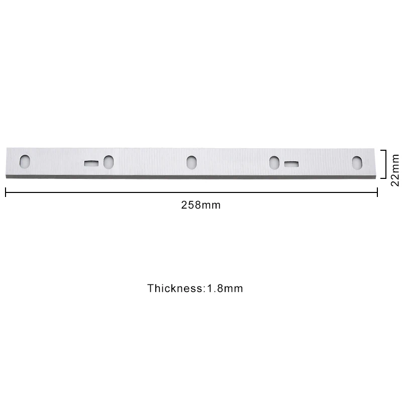 HSS Planer Blades 258x22x2mm 2PCS for Scheppach HMS1080 HMS1050 HMS1070 gűde 254 Woodworking Tools