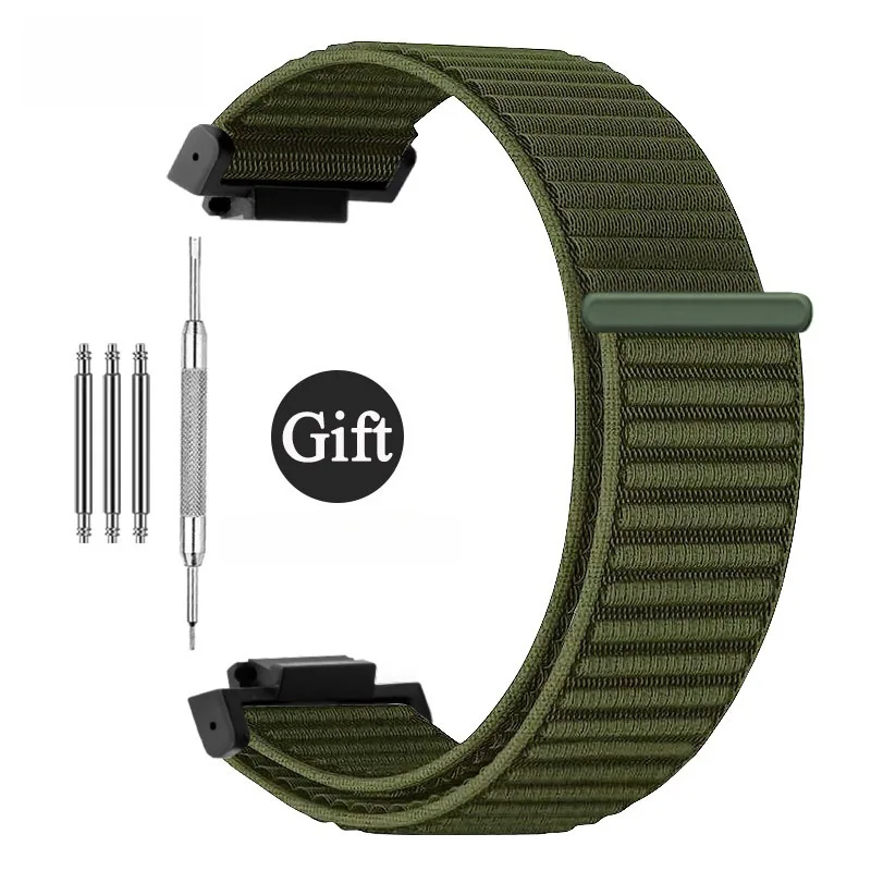 Deluxe QuickFit Nylon Sport Watch Strap - High-Quality Men's Replacement Wristband