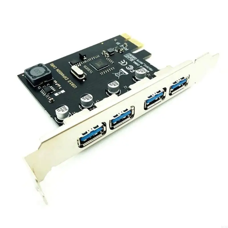 BX0E PCIE to USB 4 ��Ʈ PCIEXPRESS ����� ī�� PCIE3.0 ����ũž ��ǻ�� �� Ȯ�� ������ �ͽ��ٴ� ����