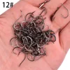 100pcs/Box Japan Izu Fish Hook High Carbon Steel Barbed In Fly Fishing Hook Worm Pond Fishing Bait Hooks 4