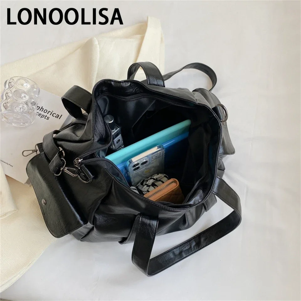 Leather Ladies Large Capacity Shoulder Bag Luxury Designer Purses and Handbag for Women Messenger Bag High Quality Crossbody Bag 6